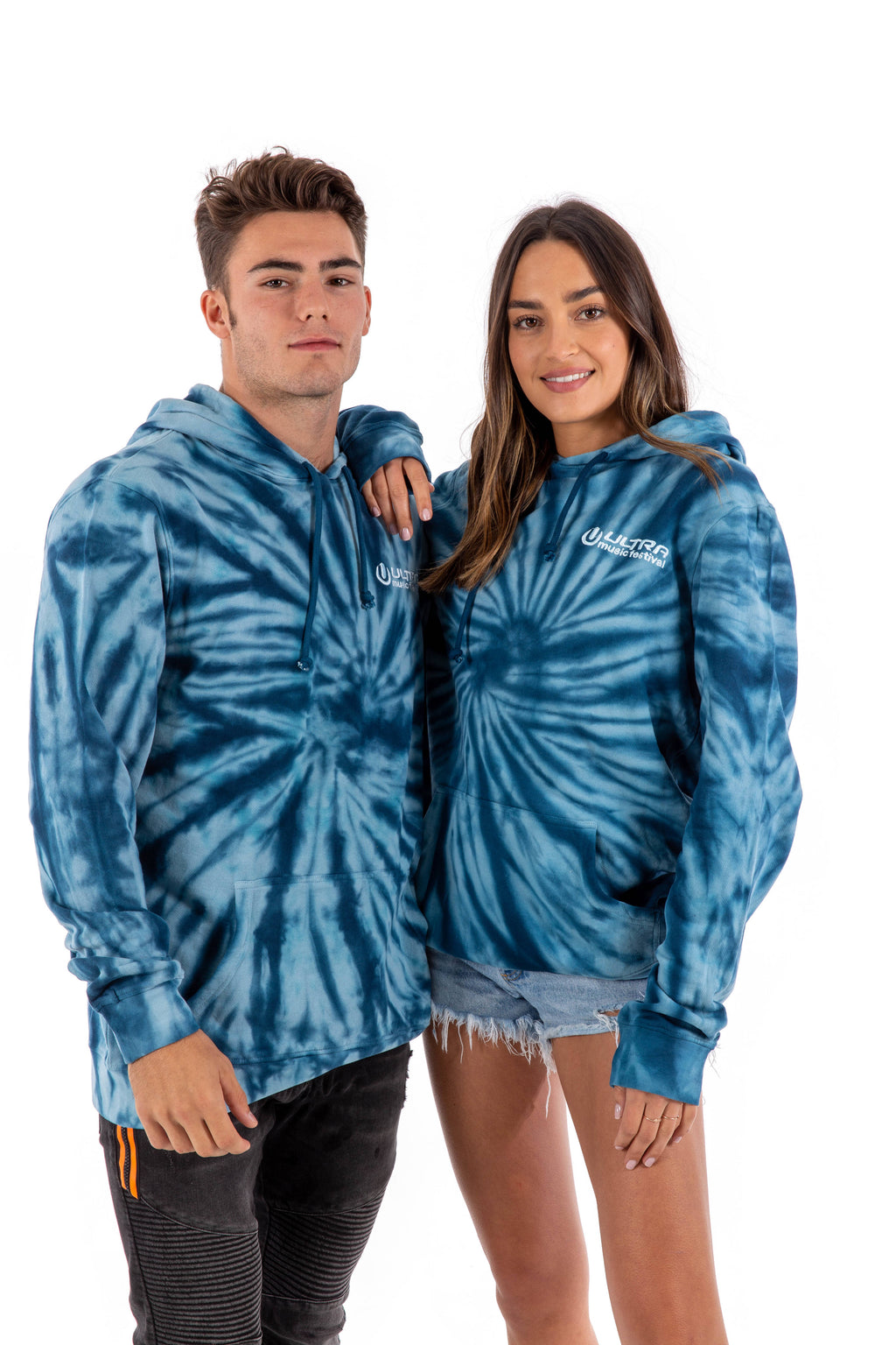 Ultra Blue Tie Dye Hoodie