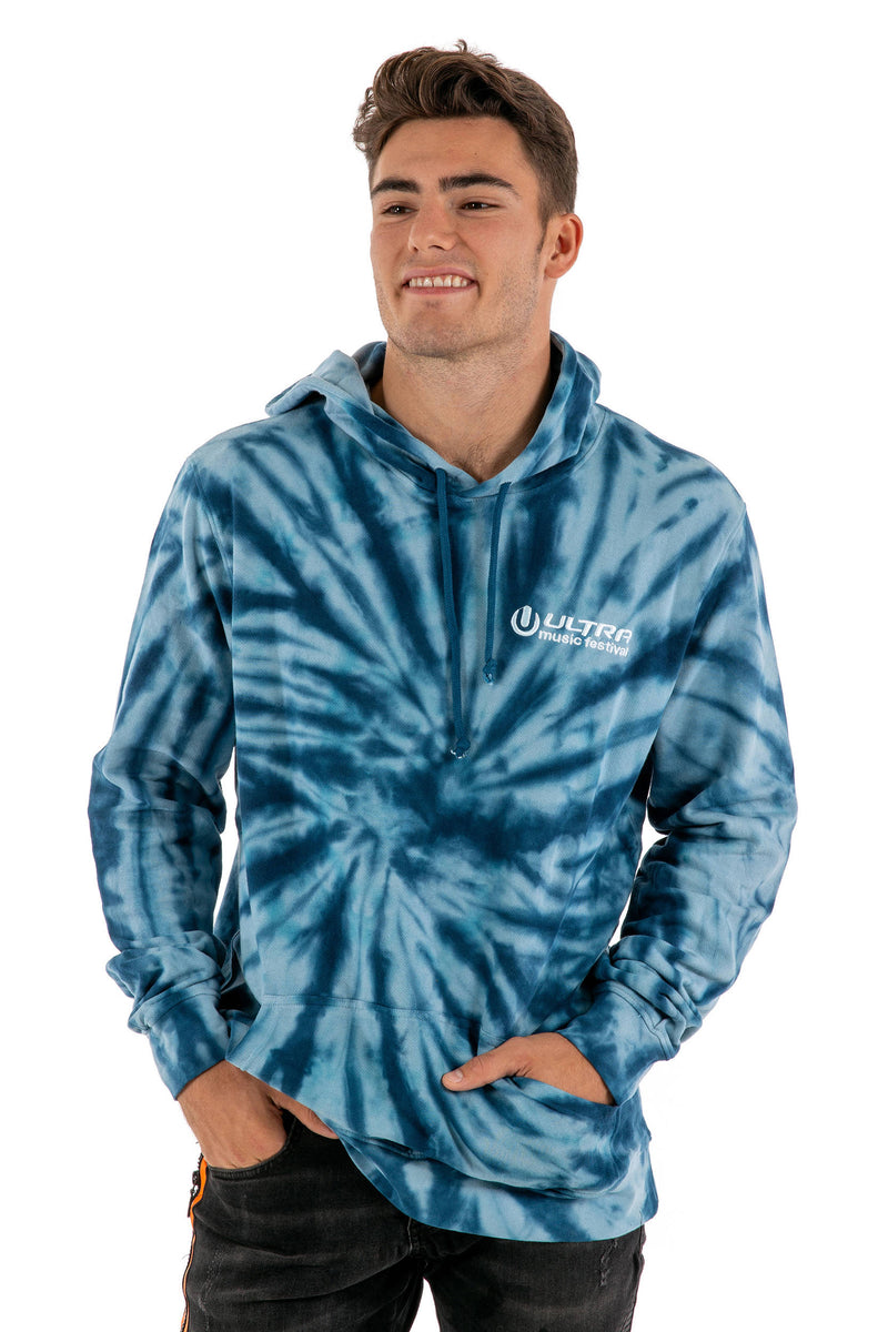 Ultra Blue Tie Dye Hoodie – Ultra Merchandise